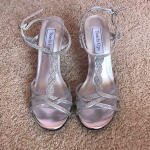 Wedding/ brides made silver sandal